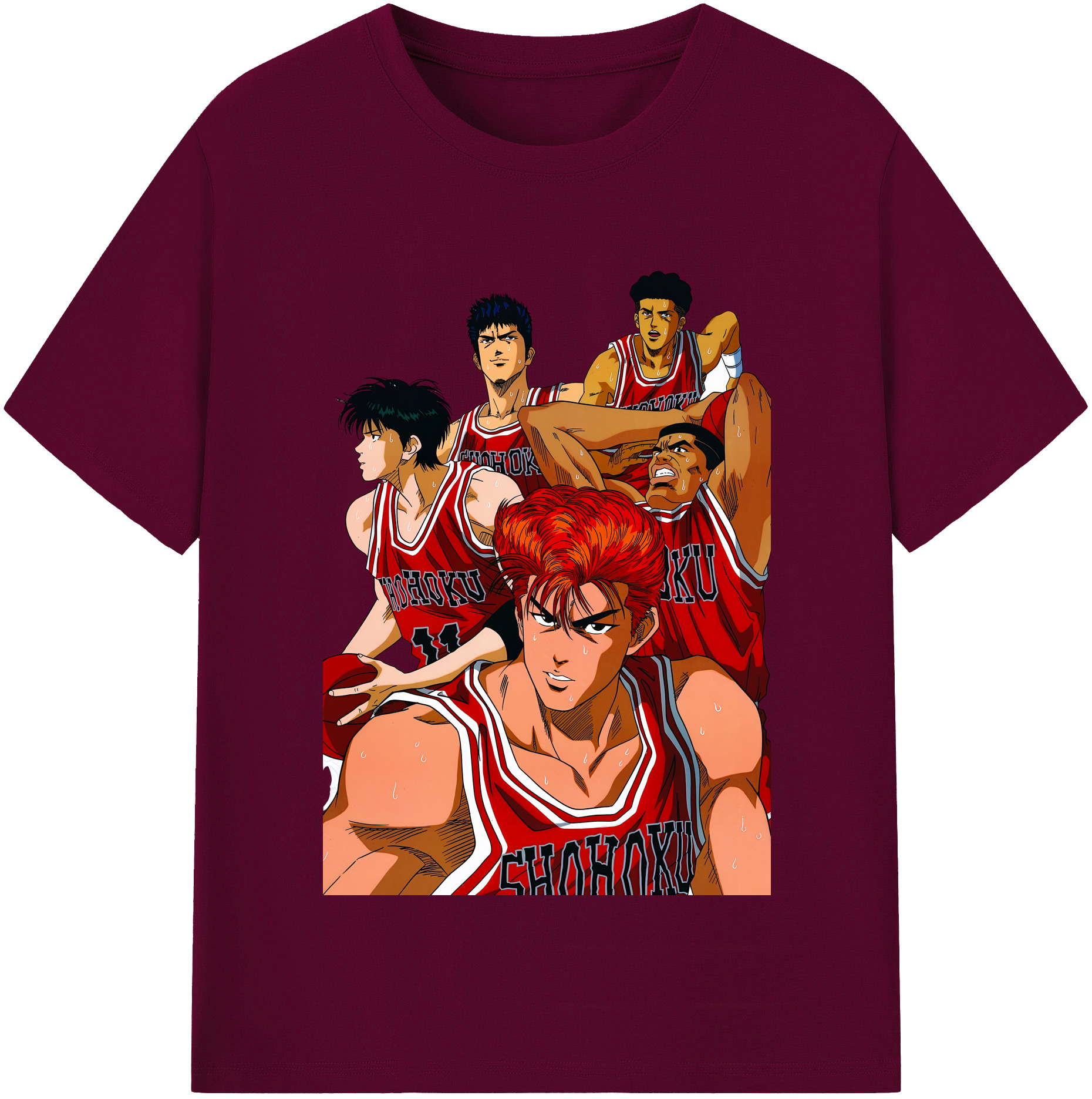 （画像用） SLAM DUNK／スラムダンク レディースカジュアルプリントTシャツ（綿100％）